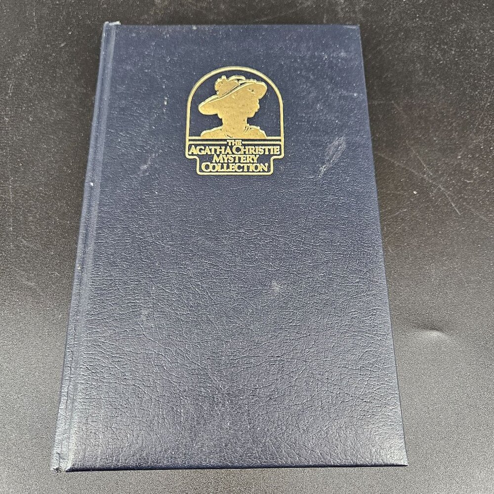Agatha Christie Dead Mans Mirror Mystery Collection Hardcover Leather 1988 USA